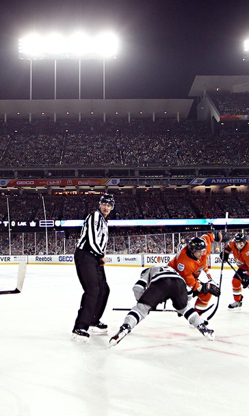 Ducks blank Kings under the lights on Dodger Stadium ice